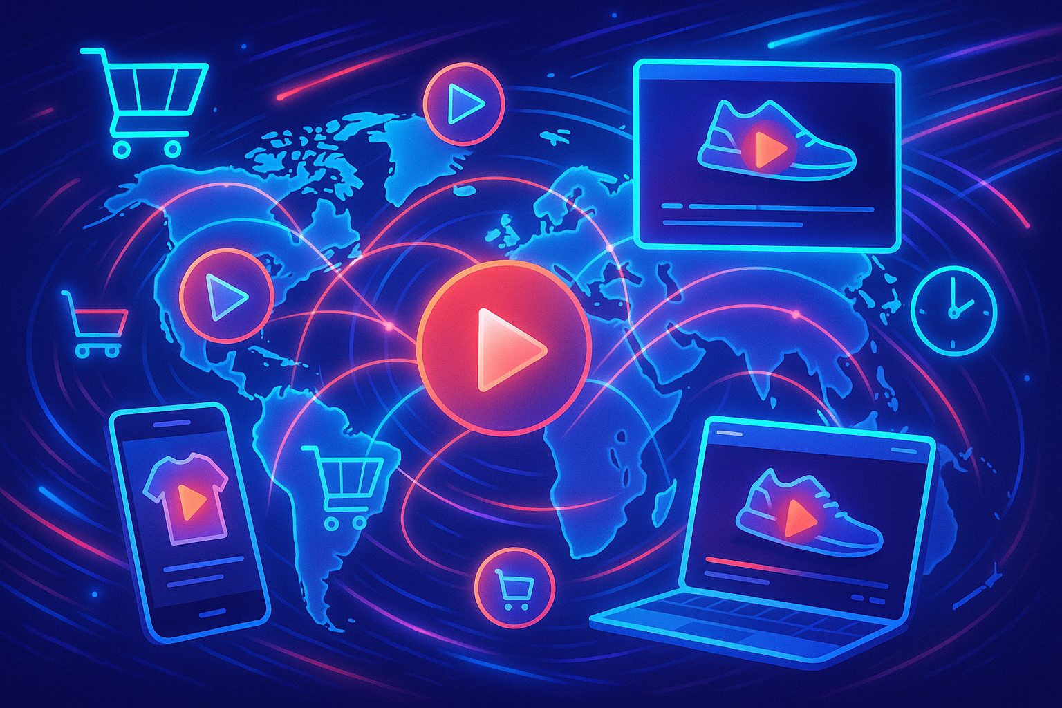 E-commerce worldwide video second